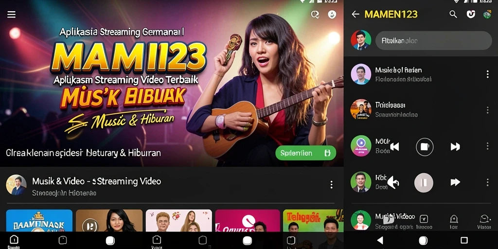 Tampilan antarmuka MAMEN123 yang menarik dan fungsional.