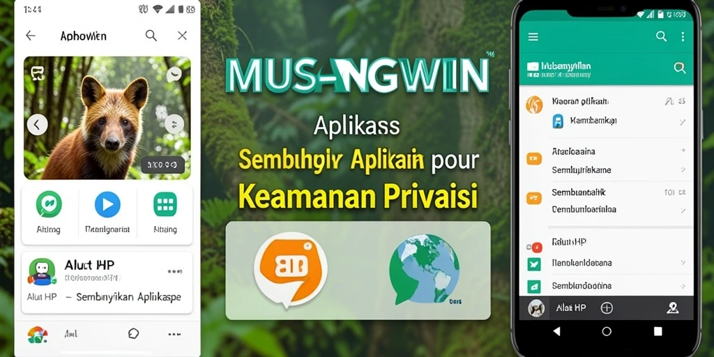 Screenshot antarmuka MUSANGWIN menampilkan pilihan untuk menyembunyikan aplikasi.