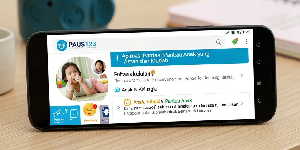 Tampilan antarmuka PAUS123 yang sederhana dan mudah digunakan.