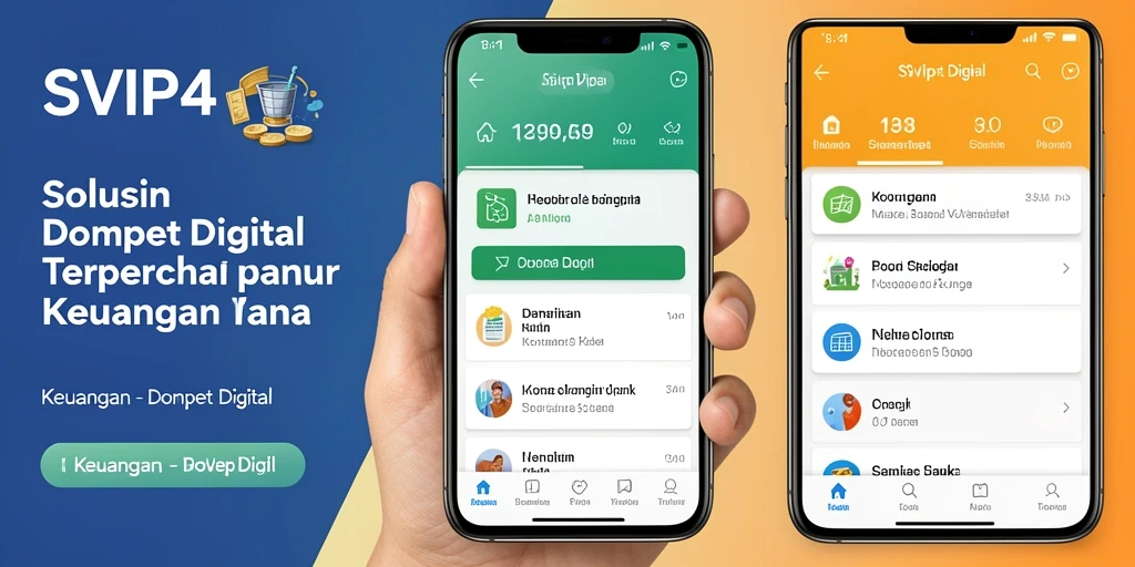Antarmuka SVIP4 yang modern dan mudah digunakan.