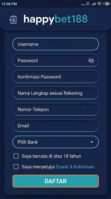 Panduan Registrasi Akun Baru happybet188 untuk Pengguna Android